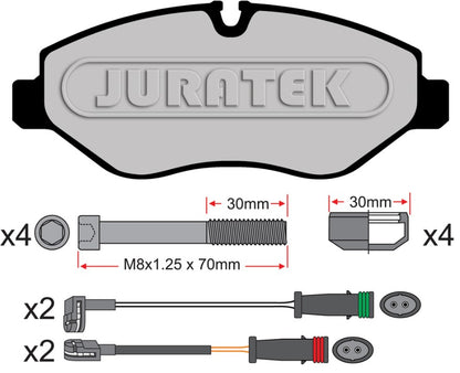 JCP115 Brake Pad Set Front