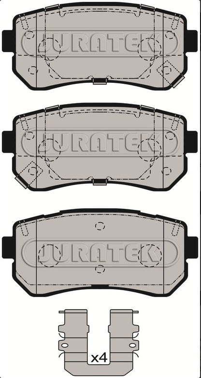 JCP8604 Brake Pad Set Rear