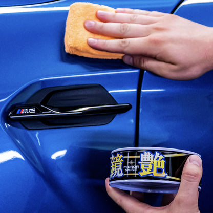 Soft99 Mirror Shine Wax Dark 200G - Facile à utiliser - Brillant et déperlant à l'eau