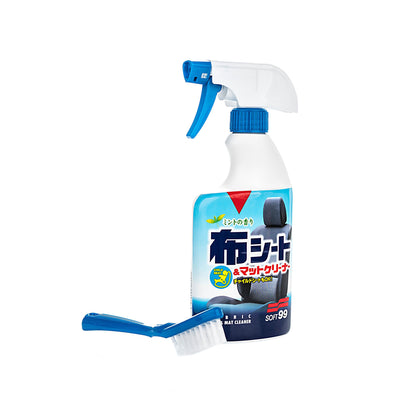 Soft99 Nouveau nettoyant pour sièges en tissu avec brosse Agent de nettoyage pour tissus 400 ml