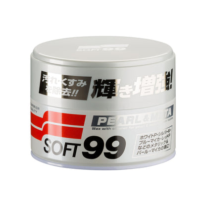 Soft99 Cire nacrée et métallique 320 g Brillance profonde et protection de la peinture