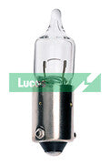 2 x LUCAS LLB434 CAR SIDELIGHT BULBS - BAX9S 12V 6W H6W - CLEAR HALOGEN NEW